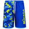 MIKASA Beachvolleyball Shorts Camouflage Herren royal/lime L