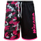 MIKASA Beachvolleyball Shorts Camouflage Herren schwarz/fuchsia XL