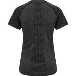 hummel hmlCI Seamless Trainingsshirt Damen black melange XL