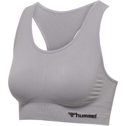 hummel hmlTIF Seamless Sport-BH Damen minimal gray L