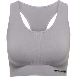 hummel hmlTIF Seamless Sport-BH Damen minimal gray L