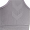 hummel hmlTIF Seamless Sport-BH Damen minimal gray L