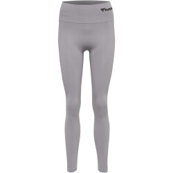 hummel hmlTIF Seamless High-Waist Tights Damen minimal gray M