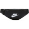 NIKE Heritage Waistpack black/black/white