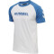 hummel hmlLEGACY Blocked T-Shirt Herren white/deep water XXS