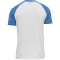 hummel hmlLEGACY Blocked T-Shirt Herren white/deep water XXS