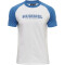 hummel hmlLEGACY Blocked T-Shirt Herren white/deep water XXS