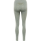 hummel hmlCI Seamless Mid Waist Tights Damen lily pad melange L