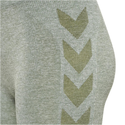 hummel hmlCI Seamless Mid Waist Tights Damen lily pad melange XS