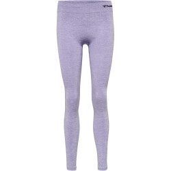 hummel hmlCI Seamless Mid Waist Tights Damen lavender melange S