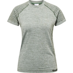hummel hmlCI Seamless Trainingsshirt Damen lily pad melange L