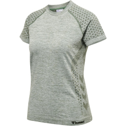 hummel hmlCI Seamless Trainingsshirt Damen lily pad...