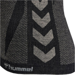 hummel hmlCLEA Seamless Funktions Tanktop Damen chateau gray/black melange S