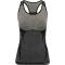 hummel hmlCLEA Seamless Funktions Tanktop Damen chateau gray/black melange S