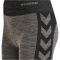 hummel hmlCLEA Seamless Mid-Waist Leggings Damen chateau gray/black melange L