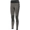 hummel hmlCLEA Seamless Mid-Waist Leggings Damen chateau gray/black melange XL