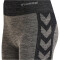 hummel hmlCLEA Seamless Mid-Waist Leggings Damen chateau gray/black melange XL