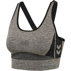 hummel hmlCLEA Seamless Sports Top chateau gray/black...