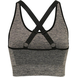 hummel hmlCLEA Seamless Sports Top chateau gray/black...