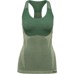 hummel hmlCLEA Seamless Funktions Tanktop Damen laurel wreath/lily pad melange L