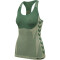 hummel hmlCLEA Seamless Funktions Tanktop Damen laurel wreath/lily pad melange L