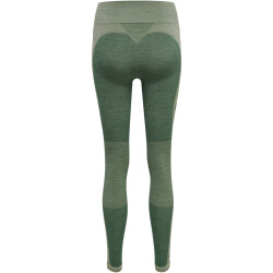 hummel hmlCLEA Seamless Mid-Waist Leggings Damen laurel...