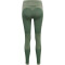 hummel hmlCLEA Seamless Mid-Waist Leggings Damen laurel wreath/lily pad melange L