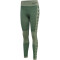 hummel hmlCLEA Seamless Mid-Waist Leggings Damen laurel wreath/lily pad melange XS