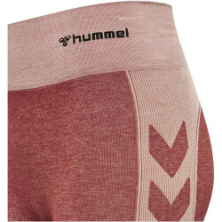 hummel hmlCLEA Seamless Radlershorts Damen withered rose/rose tan melange L