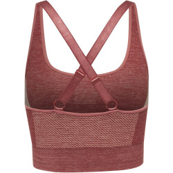 hummel hmlCLEA Seamless Sports Top withered rose/rose tan...