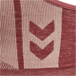 hummel hmlCLEA Seamless Sports Top withered rose/rose tan melange XS
