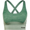 hummel hmlCLEA Seamless Sports Top laurel wreath/lily pad melange L