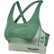 hummel hmlCLEA Seamless Sports Top laurel wreath/lily pad melange S