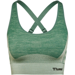 hummel hmlCLEA Seamless Sports Top laurel wreath/lily pad melange XS