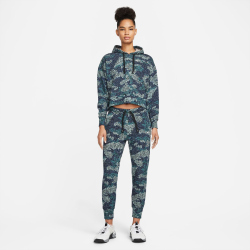 NIKE Get Fit 7/8 Printed Fleece Trainingshose Damen