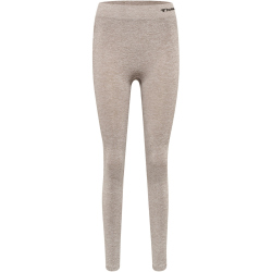 hummel hmlCI Seamless Mid Waist Tights Damen driftwood melange XS