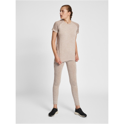 hummel hmlCI Seamless Mid Waist Tights Damen driftwood melange XS