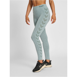 hummel hmlCI Seamless Mid Waist Tights Damen north atlantic melange L