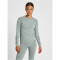 hummel hmlCI Seamless langarm Trainingsshirt Damen north atlantic melange M