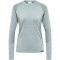 hummel hmlCI Seamless langarm Trainingsshirt Damen north atlantic melange XS
