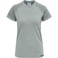 hummel hmlCI Seamless Trainingsshirt Damen north atlantic melange XS
