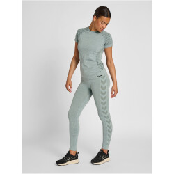 hummel hmlCI Seamless Trainingsshirt Damen north atlantic melange XS