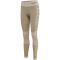 hummel hmlCLEA Seamless Mid-Waist Leggings Damen chateau gray/driftwood melange L