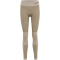 hummel hmlCLEA Seamless Mid-Waist Leggings Damen chateau gray/driftwood melange L