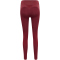 hummel hmlCLEA Seamless Mid-Waist Leggings Damen cabernet/apple butter melange L
