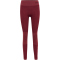 hummel hmlCLEA Seamless Mid-Waist Leggings Damen cabernet/apple butter melange L