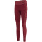 hummel hmlCLEA Seamless Mid-Waist Leggings Damen cabernet/apple butter melange S