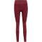 hummel hmlCLEA Seamless Mid-Waist Leggings Damen cabernet/apple butter melange S