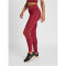 hummel hmlCLEA Seamless Mid-Waist Leggings Damen cabernet/apple butter melange S
