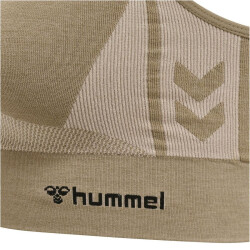 hummel hmlCLEA Seamless Sports Top chateau gray/driftwood melange L